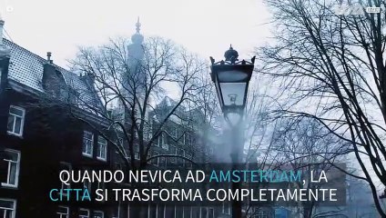 Magica Amsterdam sotto la neve!