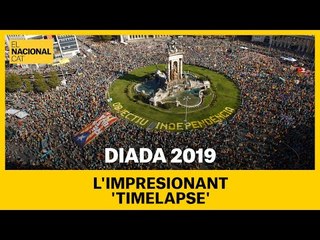 L'impressionant 'timelapse' de la Diada més difícil