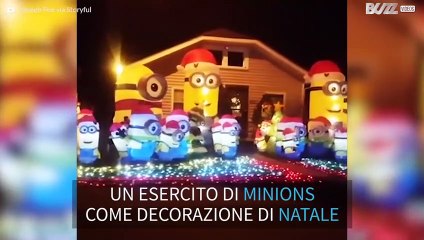 La casa è pronta per Natale... ma solo per i Minions!