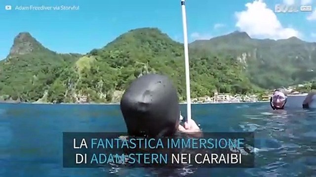 In fondo al mar: a 104 metri di profondità nei Caraibi