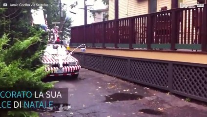 L'auto più natalizia di tutti gli Stati Uniti