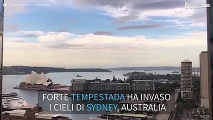 Una tempesta su Sydney in time-lapse