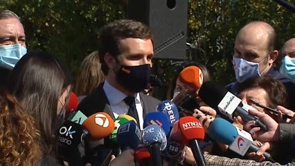 Casado cierra filas en Madrid: "Isabel Díaz Ayuso tiene todo nuestro respaldo"