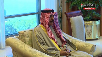 الأمير مستقبلا ولي العهد والغانم المبارك وناصر صباح الأحمد والخالد