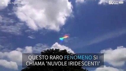 Il rarissimo fenomeno delle nuvole iridescenti