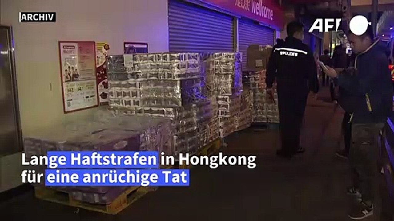Mehr als drei Jahre Haft für Klopapier-Räuber in Hongkong