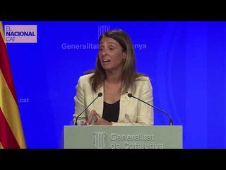 Meritxell Budó admet que no hi ha accions concretes sobre la taula per fer front a la sentència