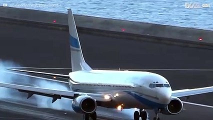 Forte tempesta rende difficile l'atterraggio a Madeira