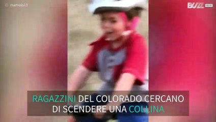 Scendere le colline in bicicletta non è per tutti