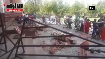 عاصفة شديدة تطيح بمنارتين فيتاج محلبشمال الهند