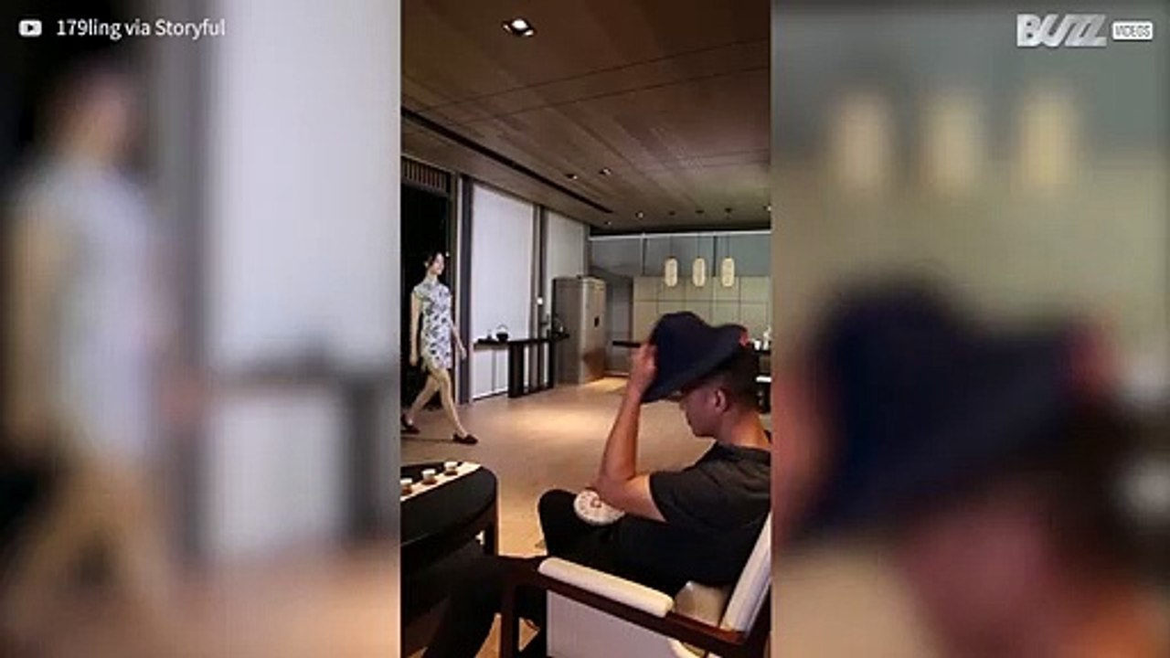 Ecco cosa succede quando una maestra di Kung Fu prepara il tè...