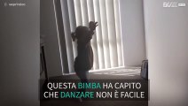 Ballare non è facile per questa bambina