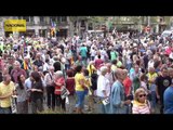 Concentració multitudinària per Sànchez i Cuixart, en els dos anys dels fets d'Economia