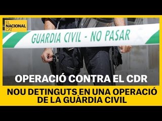 Nou detinguts en una operació de la Guàrdia Civil contra l'independentisme