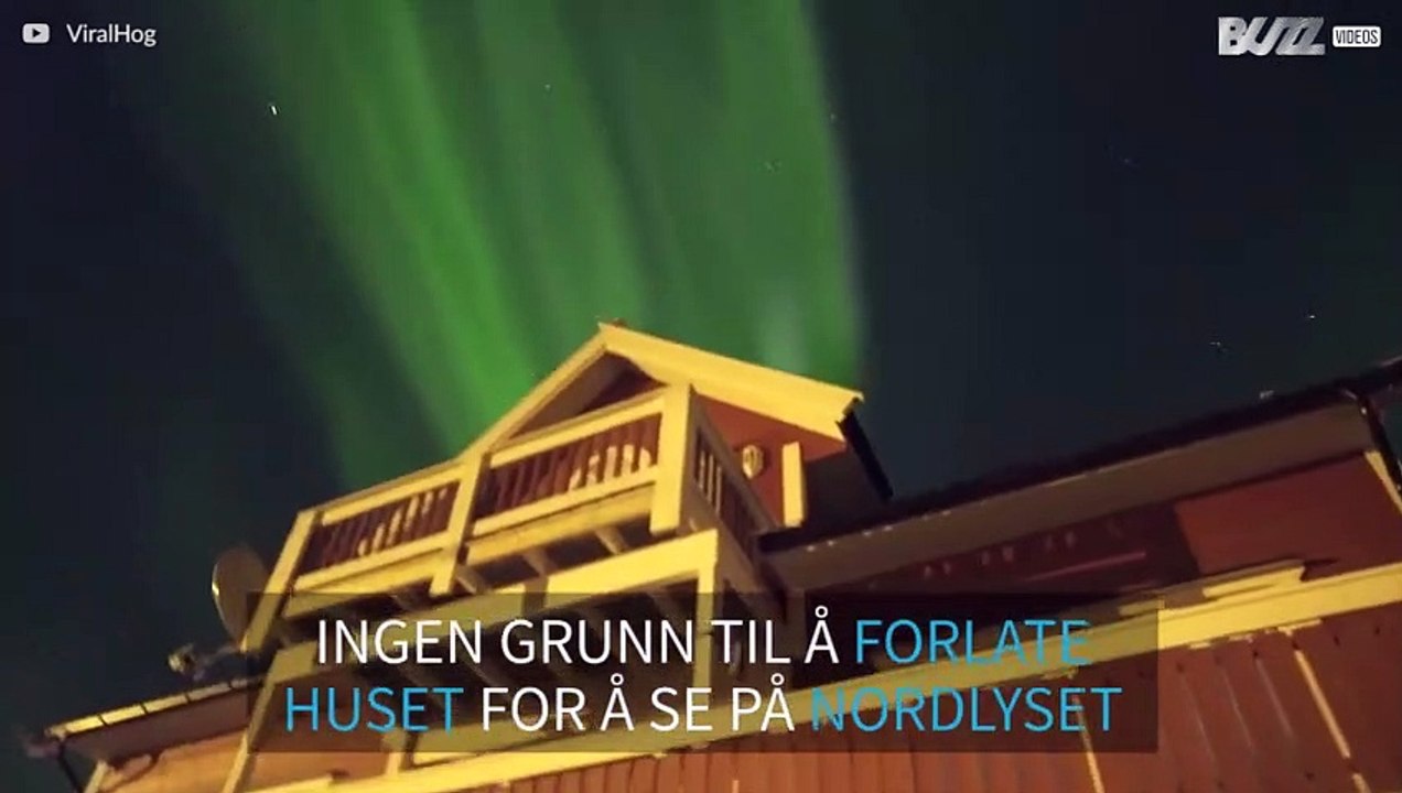 Norges fantastisk kraftige nordlys