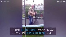 Trampoline hopp går galt!