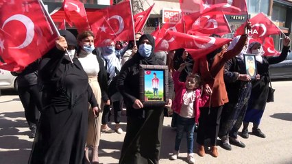 Şırnak anneleri 'Kahrolsun PKK' sloganlarıyla yürüdü