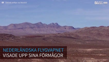 Stridsflygplan på dramatisk träning i Kalifornien