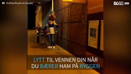 Når vennen din sier "ikke hopp!" så burde du kanskje høre etter