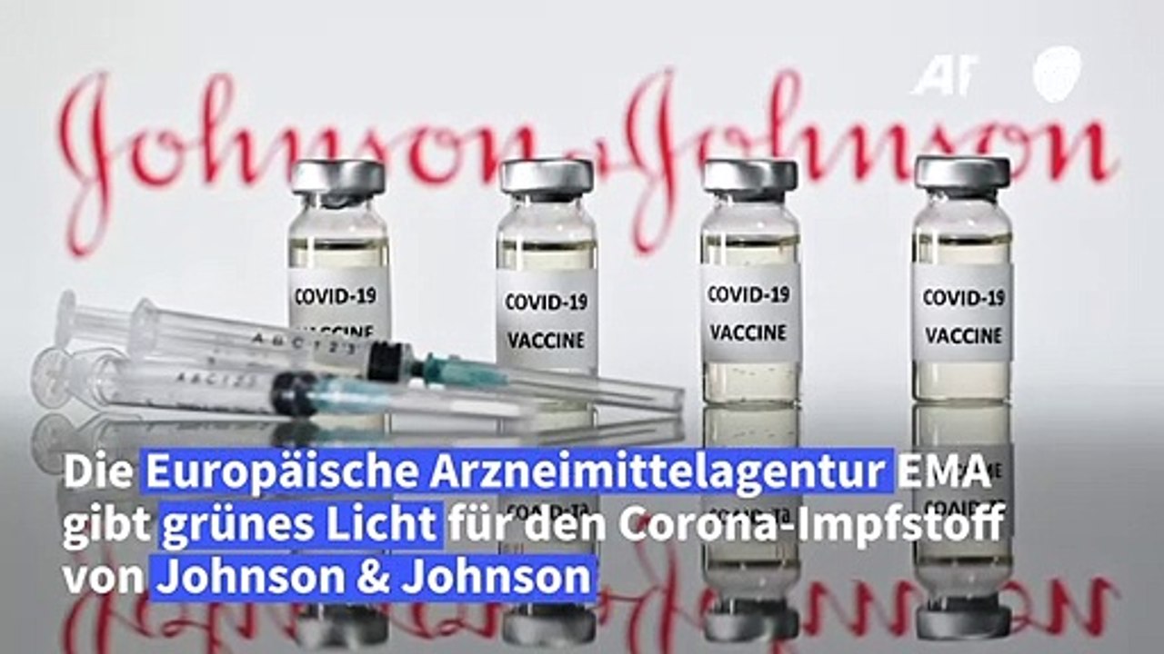 EMA: Grünes Licht für Johnson & Johnsons Corona-Impfstoff