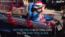 Jultomten kom till Kalifornien...på en motorcykel!