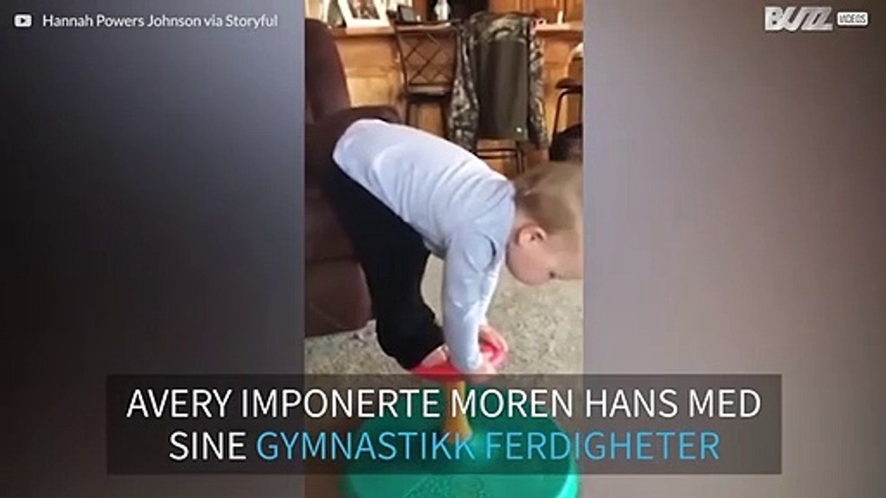 Denne babyen vil bli en fremtidig turner