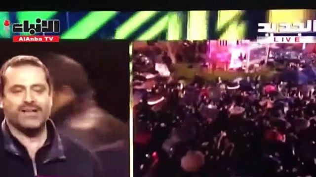 رئيس وزراء لبنان سعد الحريري يرقص مع اللبنانيين في احتفالات رأس السنة وسط بيروت