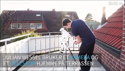 Astronom tar klare bilder av Saturn fra sitt eget hus