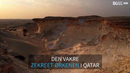 Timelapse viser det fantastiske landskapet i Qatar-ørkenen