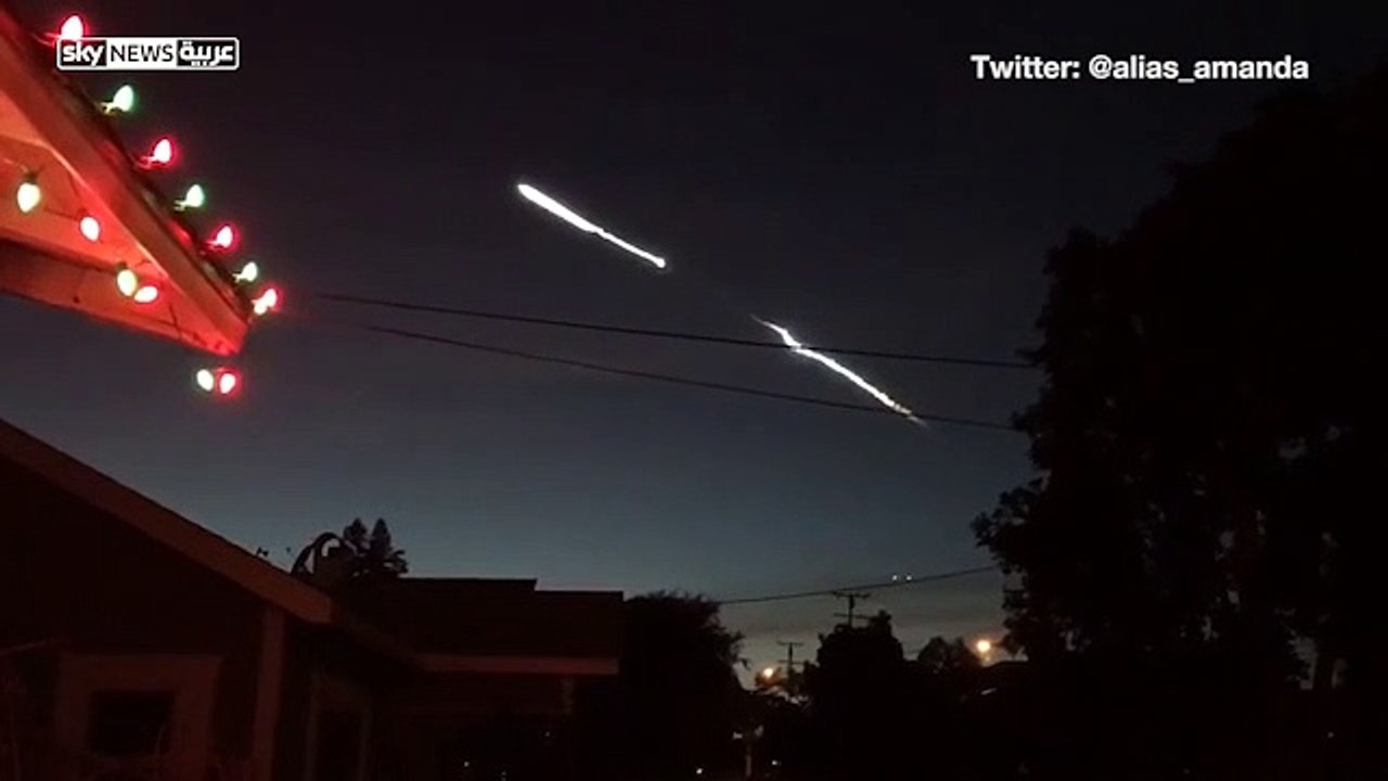 الصاروخ العجيبفي سماء كاليفورنيا!