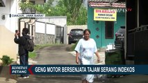 Detik-Detik Geng Motor Serang Indekos Perempuan Bawa Sajam di Cianjur