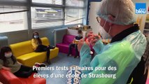 Tests salivaires dans les écoles d'Alsace