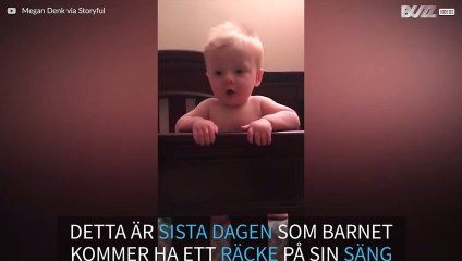 Litet barn får uppleva frihet för första gången