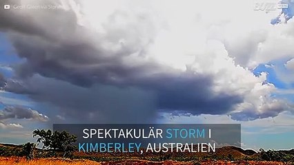 Tidsförlopp av tropisk cyklon i Australien