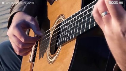 'Rey's Theme' från Star Wars spelad i öknen