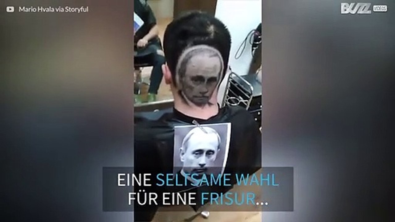 Wladimir Putin als Frisur!