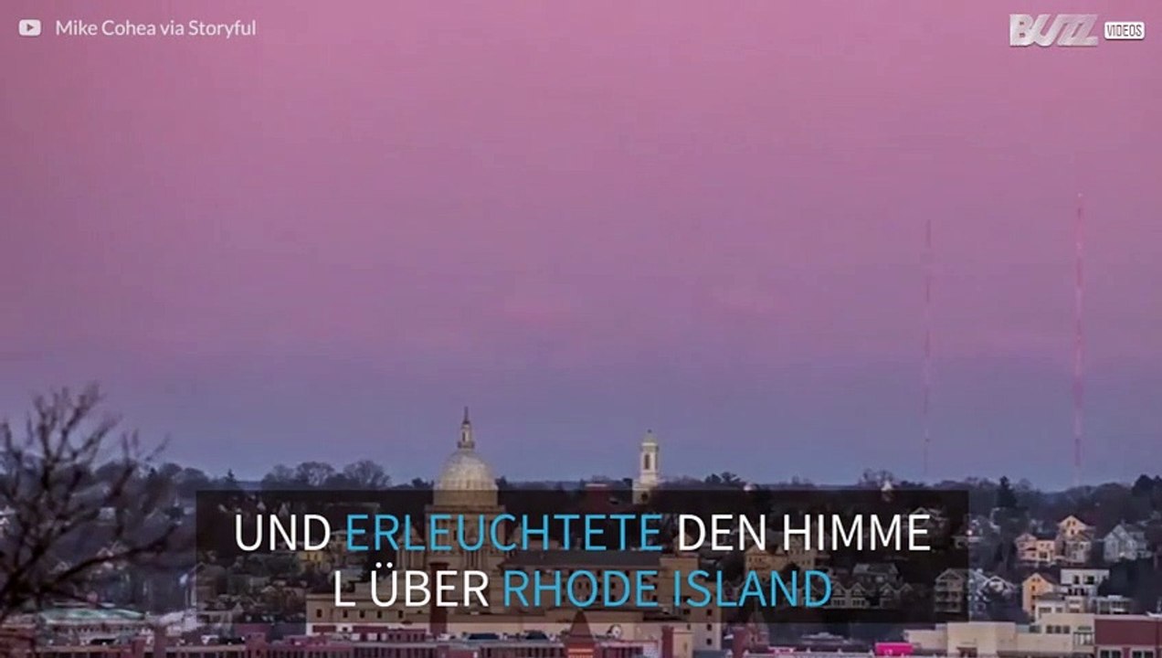 Der erste Supermond des Jahres erschien über Rhode Island