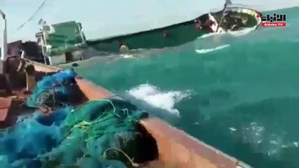 صيادون ينقذون عمالا من الموت غرقا في عرض البحر