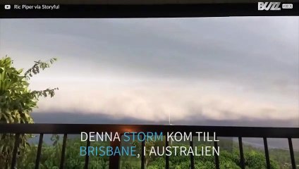 Skrämmande storm filmad med tidsintervall i Australien