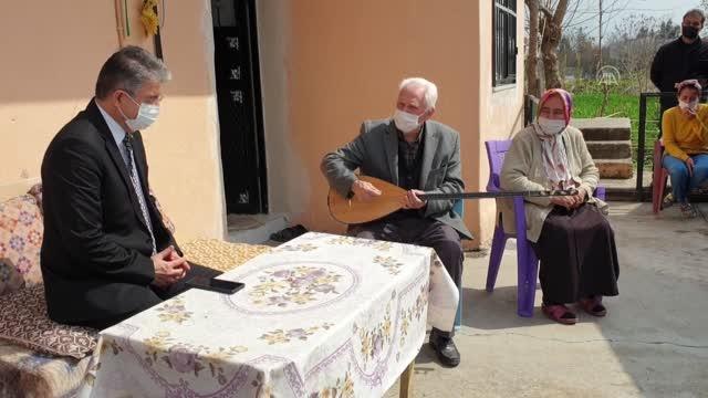 Vali Erdinç Yılmaz Aşık Feymani'yi ziyaret etti