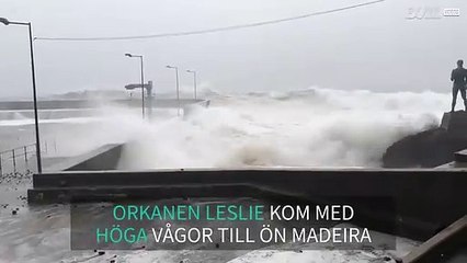 När orkanen Leslie kom till Madeira