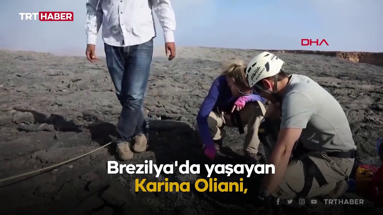 Lavların üzerinden geçerek dünya rekoru kırdı