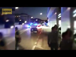Concentració a favor de la Guàrdia Civil a Calella