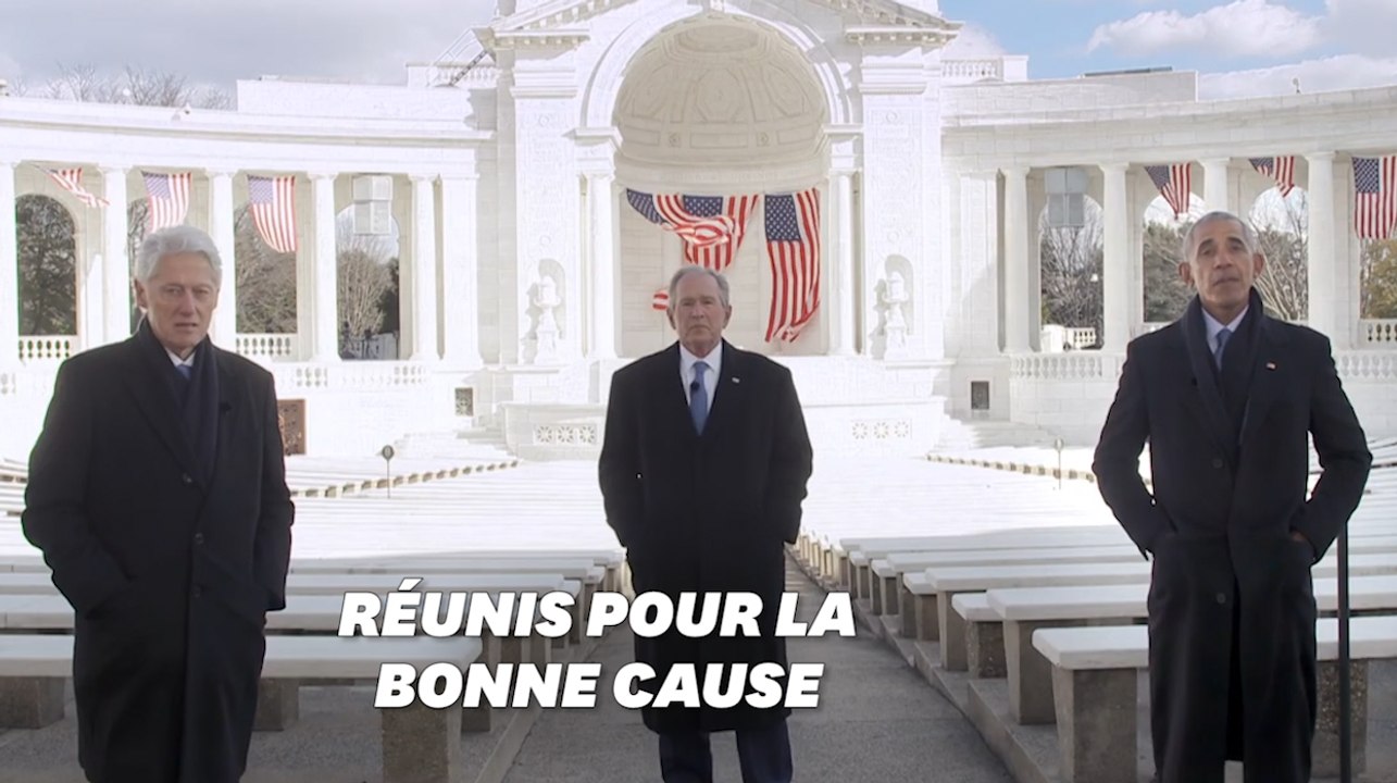 Aux États-Unis, une pub pour la vaccination réunit tous les anciens présidents (sauf un)