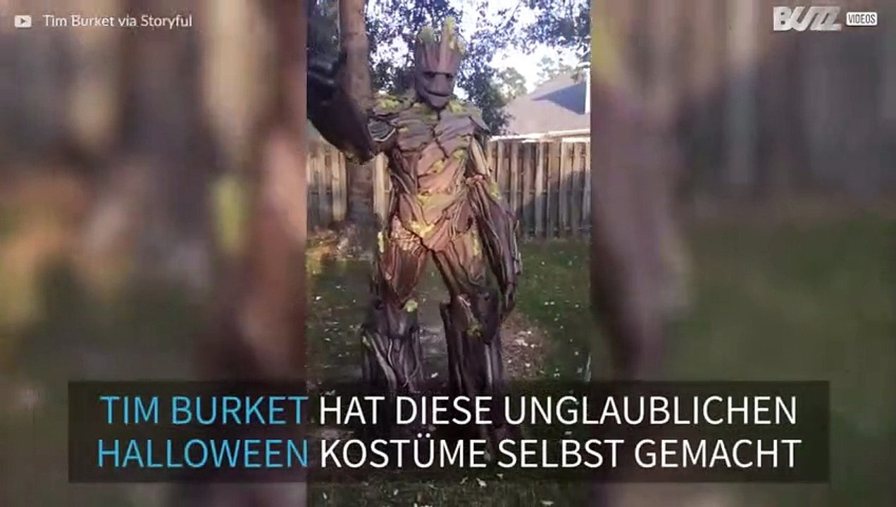 Unglaublich realistisches Groot Kostüm