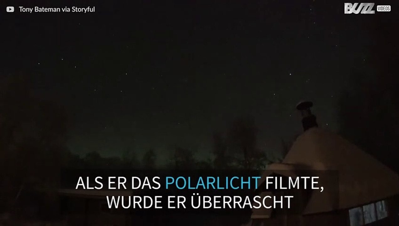 Meteor macht die finnische Nacht zum Tag