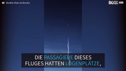 Start der Falcon Heavy aus dem Flugzeug gefilmt