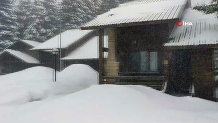 Uludağ’a Mart karı yağdı