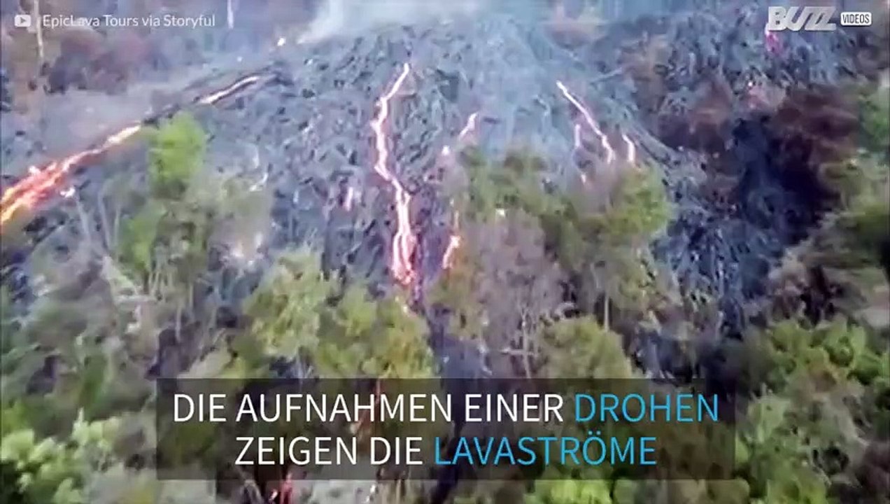 Atemberaubende Luftaufnahmen des Kīlauea auf Hawaii