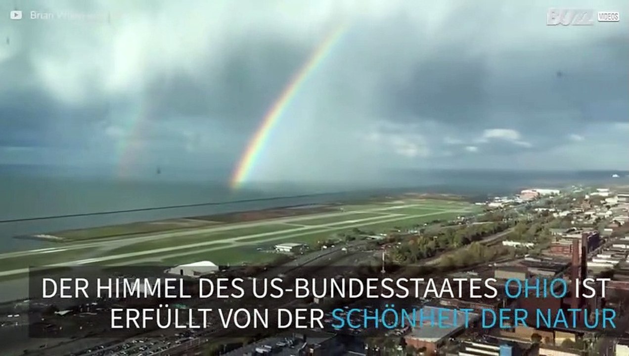 Wunderschöner Regenbogen über den USA